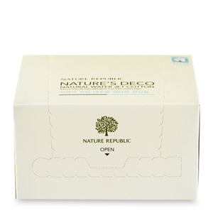 Bông tẩy trang Nature Republic Nature's Deco Natural Water Jet Cotton (80 Miếng)