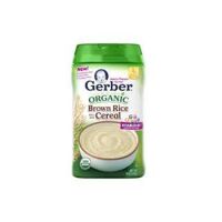 Bột Ăn dặm Gerber Organic Brown Rice Gạo Lức 227g