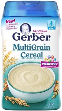 Bột ăn dặm Gerber vị ngũ cốc