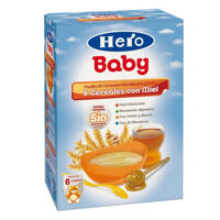 Bột ăn dặm Hero Baby vị 8 loại ngũ cốc và mật ong