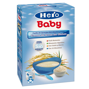 Bột ăn dặm Hero Baby vị kem gạo