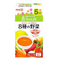 Bột ăn dặm Meiji 8 loại rau cho trẻ từ 5 tháng trở lên