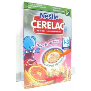 Bột ăn dặm ngũ cốc và trái cây Nestle Cerelac