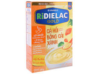 Bột ăn dặm Ridielac Gold cá hồi bông cải xanh - Hộp giấy 200g