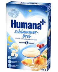 Bột ăn dặm Humana yến mạch đào - hộp 250g