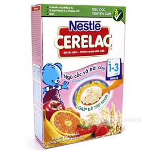 Bột dinh dưỡng Nestle Cerelac ngũ cốc trái cây