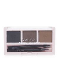 Bột kẻ chân mày Vacosi Eyebrow Kit #No.2 Beige Brown 7.5g