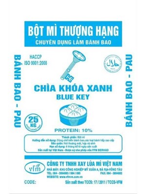 Bột mì làm bánh bao Chìa Khóa Xanh gói 1kg