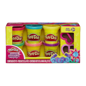 Bột nặn 6 màu lấp lánh Play-Doh A5417