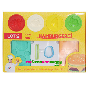 Bột nặn làm bánh hamburger LET'S L-8470