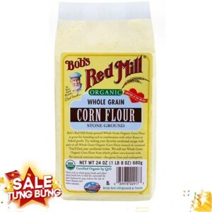 Bột ngô nguyên cám hữu cơ Bob's Red Mill 680g