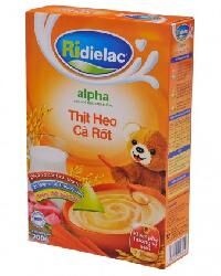 Bột ngũ cốc heo cà rốt Ridielac Alpha - 200g