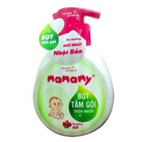 Bọt tắm gội cho bé thiên nhiên Mamamy 200ml hương việt quất