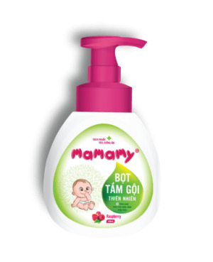 Bọt tắm gội thiên nhiên Mamamy hương quả mâm xôi Rasberry 400ml