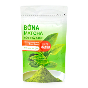 Bột trà xanh Bona Matcha Matsu gói 50g