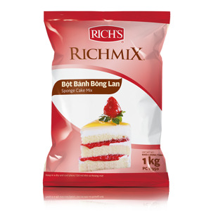 Bột trộn bánh bông lan RICH MIX - Gói 1kg