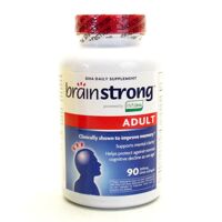 BrainStrong Adult DHA - 90 viên, giúp tăng cường trí nhớ cho người lớn 300 mg