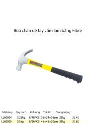 Búa chân dê tay cầm làm bằng Fibre LL60004