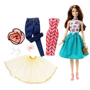 Búp bê Barbie bộ sưu tập tạo mẫu thời trang DJW57