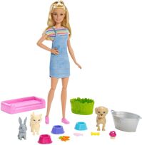 Búp bê Barbie cùng thú cưng tinh nghịch