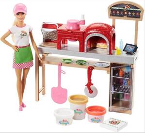 Búp bê Barbie - Tập làm bánh Pizza