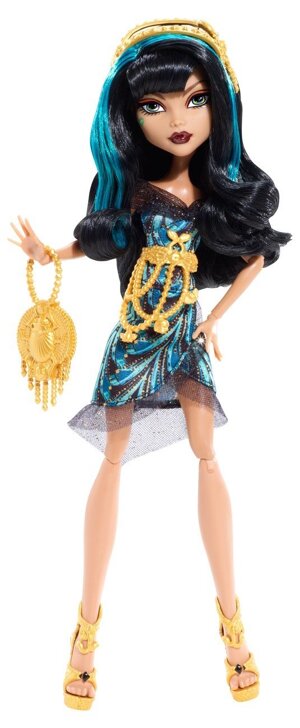 Búp bê Monster High Frights, Camera, Action! Black Carpet Cleo de Nile Doll