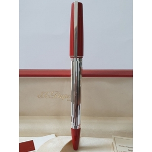 Bút bi St Dupont Saint Germain Pen Silver and Red