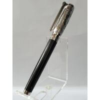 Bút Bi ST Dupont WILD WEST Rollerball Pen Limited Edition Platinum Black Lacquer 412065