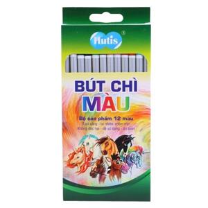 Bút chì màu Hutis 4100-12CP - 12 màu