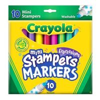 Bút lông 10 màu hình tem dấu Crayola 5881400004