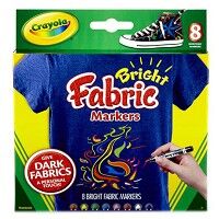 Bút Lông 8 Màu Vẽ Lên Vải Crayola - 5881790001