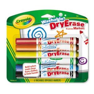 Bút lông viết bảng 6 màu Crayola 9858060000