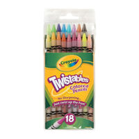 Bút sáp Crayola 18 màu dạng vặn 6874180006