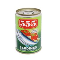 Cá mòi 555 xốt cà lon 155g