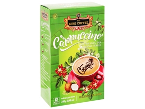 Cà phê Cappuccino TNI King Coffee hương dừa - 240g