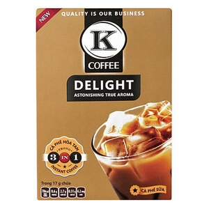 Cà phê hoà tan K Coffee Delight 3 in 1 85g