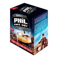 Cà phê hòa tan Wake-up Phil cafe Việt - bịch 240g