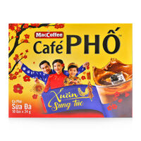 Cà phê sữa đá MacCoffee hộp 220g