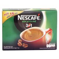 Cà phê sữa Nescafe đậm vị cà phê hộp 15 gói x 17g