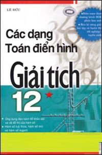 Các Dạng Toán Điển Hình Giải Tích Lớp 12 (Tập 2)