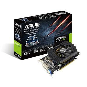 Card đồ họa (VGA Card) Asus GTX750-PHOC-1GD5 - NVIDIA GeForce GTX750,2GB, GDDR5, 128-bit, PCI Express 3.0