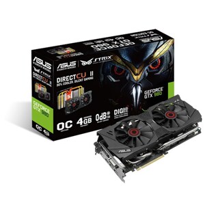 Card đồ họa (VGA Card) Asus Strix GTX980-DC2OC-4GD5 - Geforce GTX980, DDR5, 4GB, 256 bit, PCI-E