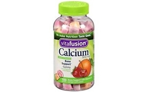 Kẹo bổ xung canxi dành cho người lớn Vitafusion Calcium 500 mg Gummy Vitamins for Adults 100 viên