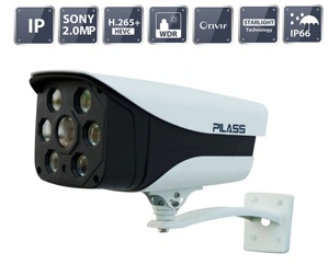 Camera IP hồng ngoại Pilass ECAM-H802IP - 2MP