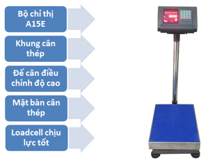 Cân bàn điện tử TCS A15E 100 (100kg/10g)