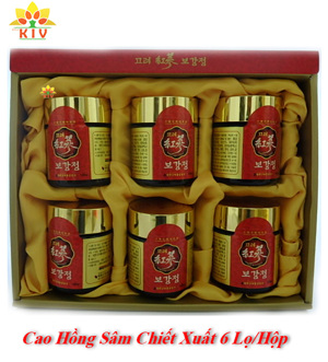 Cao Hồng Sâm Chiết Xuất 6 Lọ/Hộp