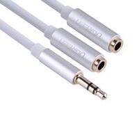 Cáp Audio 3.5mm 1 ra 2 Ugreen 10780 20cm