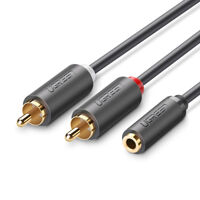 Cáp Audio 3.5mm (Âm) to RCA  Ugreen 10561