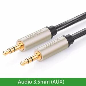 Cáp Audio 3.5mm dài 0.5m bọc lưới Ugreen 10601