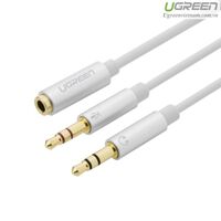 Cáp Audio 3.5mm ra 2 jack 3.5mm 1 loa 1 Mic Ugreen 10790 cao cấp